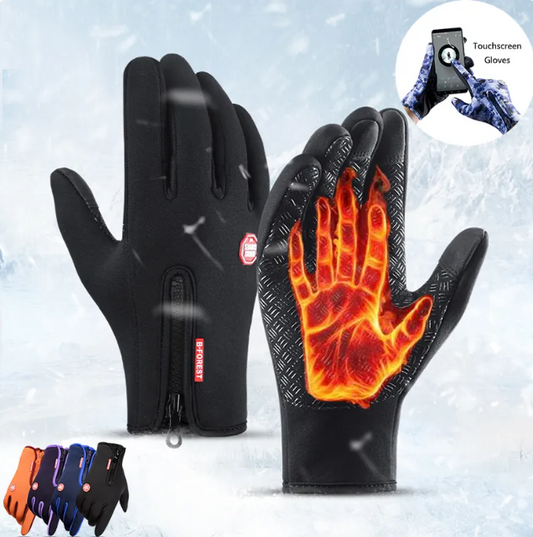 ORO LINE - Winter Gloves Touch Screen  Sliding Waterproof Sports Gloves With Fleece